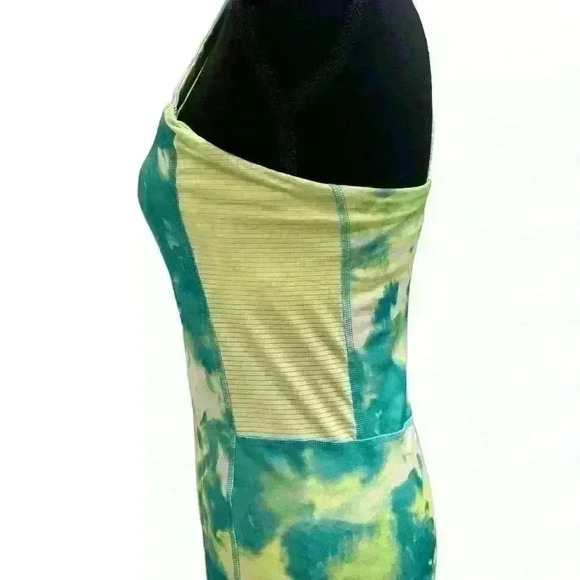 The North Face Green Tie Dye Athletic Tank - Picture 2 of 4